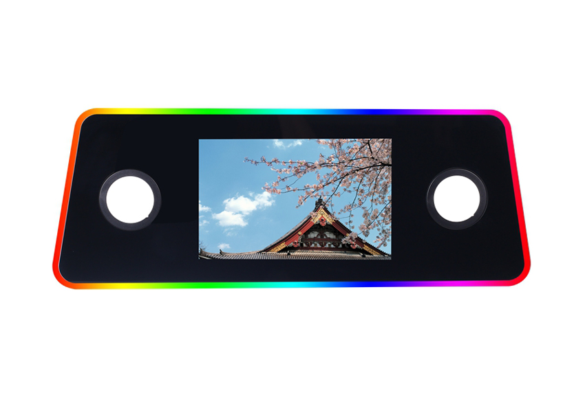 10.1寸彩燈電(diàn)容觸摸按鈕屏